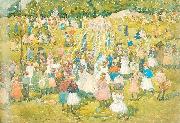 Maurice Prendergast May Day Central Park Germany oil painting artist
